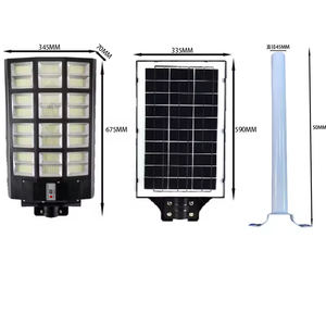 200W 300W 500W Solar Street Light New Energy Waterproof IP65 Outdoor Lighting with Remote Control for Garden Landscape - Product Image 4