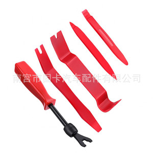 <b>Car</b> Audio Modification Tool Kit 5Pcs Plastic Pry Bar Screwdriver With Rubber Ring For Interior Door Panel <b>Repair</b> - Product Image 5