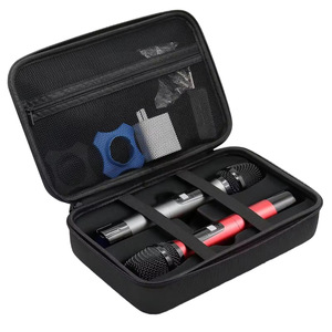 Elegante e Semplice Custodia Rigida per Microfono, Borsa Portatile Personalizzata in <span class=keywords><strong>EVA</strong></span> Resistente all'Acqua, Stabile e Protettiva, Doppia Custodia per Microfoni Portatili - Product Image 5
