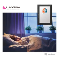 Ventanas con Vidrio Inteligente que se Pueden Conectar a su Sistema de Hogar Inteligente, Ventana Abatible con Marco de Aluminio