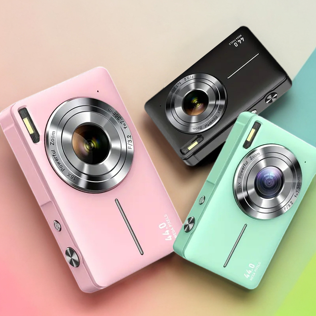 SONIDA Compact Digital Camera with 1080P 44M CMOS Sensor Retro Style LED Flash Custom Logo Budget-Friendly with Retro Style
