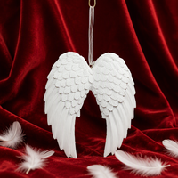 Ailes d'ange blanches suspendues, en résine, nouvelle collection