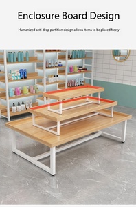 Mesa de Exhibición de Tres Niveles para Comercios, Fabricada en Fábrica, con Tapetes Antideslizantes, Apta para Supermercados - Product Image 6