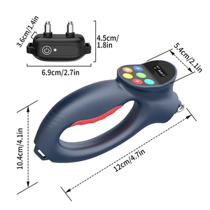 <span class=keywords><strong>Collier</strong></span> de dressage <span class=keywords><strong>pour</strong></span> chien avec frein automatique, télécommande anti-traction, laisse électrique à choc, étanche IP67, détection de tension <span class=keywords><strong>pour</strong></span> chiens de petite, moyenne et grande taille - Product Image 3