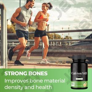 Cápsulas blandas de calcio JBY OEM ODM sin OMG ni gluten, 1200 <span class=keywords><strong>mg</strong></span> con vitamina D3 para adultos - Mejora la densidad ósea - Product Image 4
