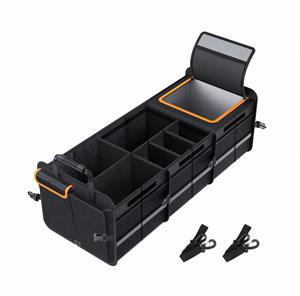 High Quality <b>Large</b> Capacity Foldable Luxury Car <b>Trunk</b> Organizer Cooler Bag Multifunction Custom Portable <b>Storage</b> 1680D Polyester - Product Image 1