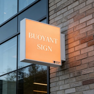 Custom Black Frame Led Lightbox Wall Mounted Hanging Sign Shop Logo Signage <b>Advertising</b> <b>Light</b> <b>Boxes</b> for Store - Product Image 2