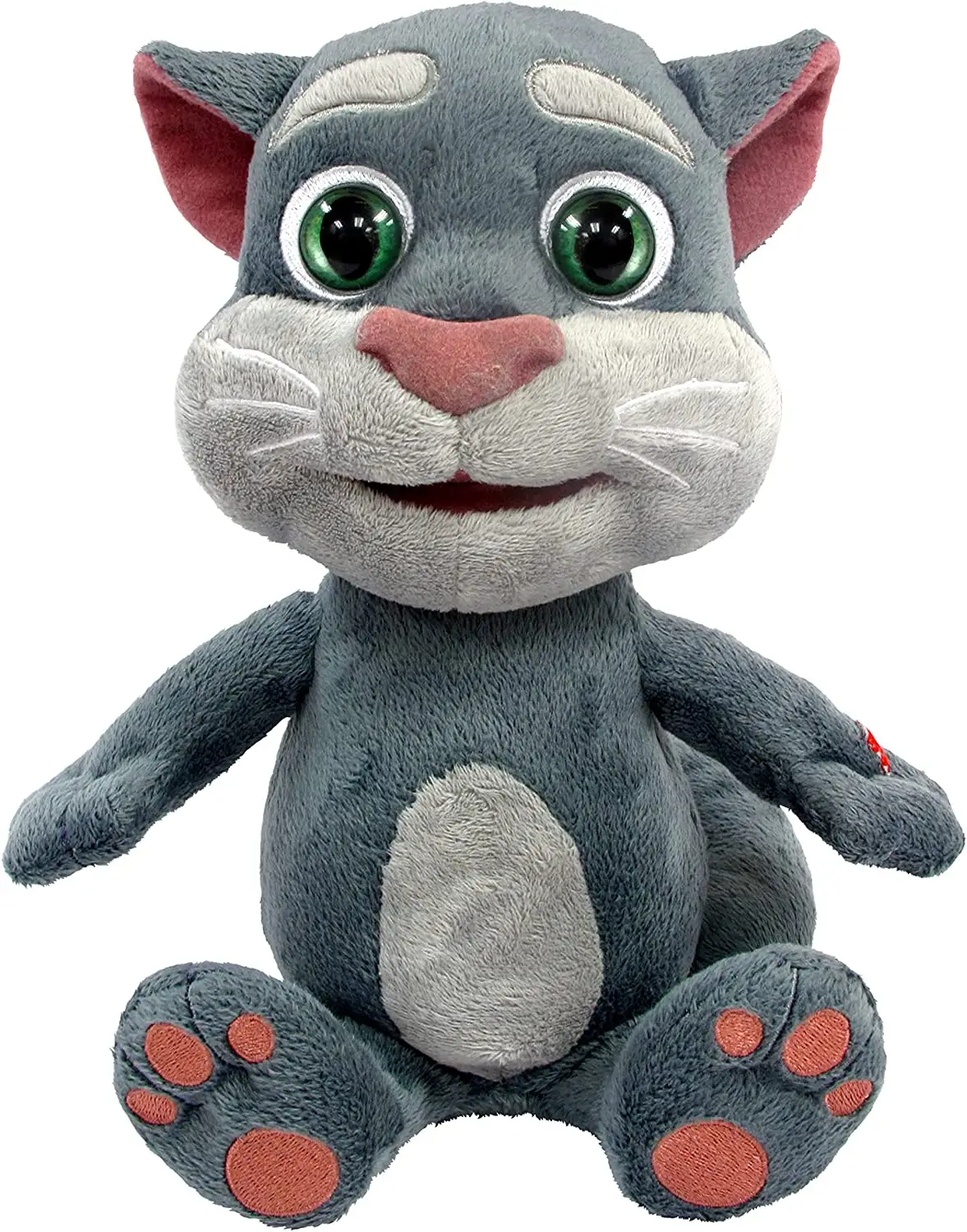 Talking Cute Cat Tom Friends Animated Interactive Stuffed Cuddly Plush Toy with Talkback