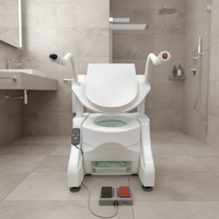 Chaise de toilette et de bain électrique UKOM pour personnes âgées et handicapées