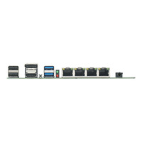 Placa base N5105 NAS 17x17CM Enrutador suave 2,5 B3 Gbps 4 * LAN 2 * M.2 NVMe 6 * SATA3.0 Placa base industrial DP Mini ITX