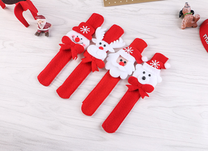 LED parpadeante santa claus brillante pulsera <span class=keywords><strong>de</strong></span> <span class=keywords><strong>mano</strong></span> bofetada luz palmaditas círculo para Navidad - Product Image 6