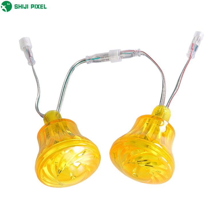 Outdoor 60mm Programmable RGB LED Pixels Light Carnival Source for Amusement Funfair Rides & Garden Lighting IP65 Rated