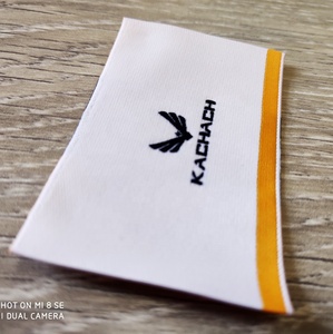 Wholesale Custom Fashion Label T-shirt <strong>logo</strong> <strong>Jeans</strong> Cotton Clothing Label <strong>logo</strong> - Product Image 3