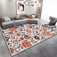Tapis moderne 2x3 de haute qualité, brodé à la machine, prix d'usine, ensembles de tapis antidérapants pour salon, abstrait