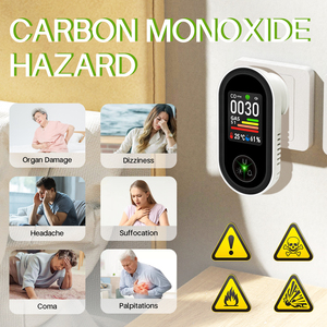 3-in-1 Plug-in Gas <span class=keywords><strong>Detector</strong></span> Carbon Monoxide <span class=keywords><strong>Detector</strong></span> với co cho nhà - Product Image 3