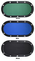 Tapis de jeu de casino à deux volets avec tissu imperméable, roulette texax, tenue em blackjack, table de poker, fournisseur de plateau de table, Offre Spéciale