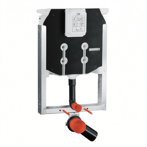 Módulo de Cisterna para Inodoro Suspendido UniSet, Válvulas de Doble Descarga, Instalación Oculta, Uso en Baños - Product Image 3