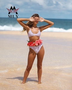 2026 Nieuwe Hot Bikini Custom Logo Badpak Bikini Tweedelig Zwempak Strandkleding Zwemkleding - Product Image 3