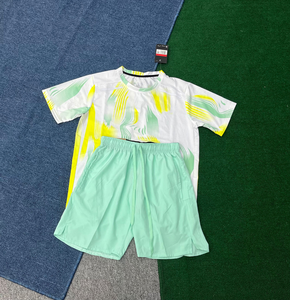 ชุดกีฬาผู้ชาย เสื้อยืดและกางเกงวิ่งสั่งทำขายส่ง ระบายอากาศได้ดี ชุดออกกำลังกาย <span class=keywords><strong>2</strong></span> ชิ้น ชุดวอร์มฤดูร้อนสำหรับผู้ชาย - Product Image 3