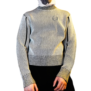 <span class=keywords><strong>Pull</strong></span> d'hiver pour homme à col rond, coupe courte, thermochromique, tendance, en maille épaisse, 89% coton / 11% polyester, réactif à la chaleur - Product Image 4
