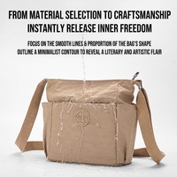 Sac bandoulière en nylon pour femme, matériau imperméable durable, fermeture éclair, plusieurs poches, pour étudiants, voyageurs, sorties quotidiennes