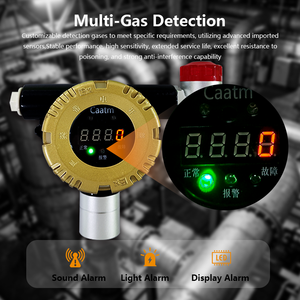 Detektor Gas Beracun Tetap Industri CAATM <span class=keywords><strong>CA</strong></span>-228 Sensor Gas Mudah Terbakar Akurasi Tinggi dengan Rumah Baja Tahan Karat - Product Image 2