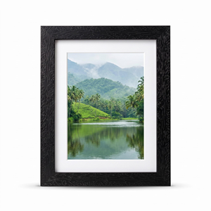 Cadres photo A4 et A3, cadre pour photos 6x8, cadres photo en bois noir, lot de 3, 4 et 6 - Product Image 2