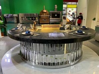 Teppanyaki — Grill en alliage et acier inoxydable, Table pour voiture Buffet, livraison gratuite