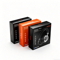 Boîte à casque personnalisée imprimée en quadrichromie en carton ondulé à double rabat pour l'emballage de casques Bluetooth