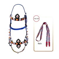Horshi Bride de cheval réglable avec mèches et rênes détachables (grande taille)