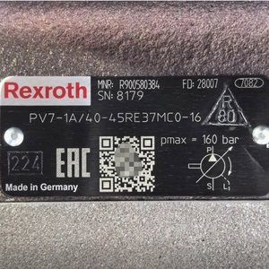 Rexroth Vane <b>Pump</b> Pv7 1A 40 45Re37Mc0 16 200 <b>Bar</b> 1 Stage Hydraulic <b>Pump</b> Germany - Product Image 2