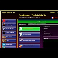 Logiciel EasyRenault 6.1.4 pour Programmeur d'ECU Renault Effacement Crash SRS Cartes Clés Nettoyant UCH Clés Fonctionne avec OBDLink Renolink