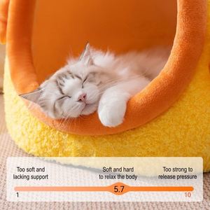 Luxury Orthopedic Elevated Pet <b>Bed</b> Polyester Fiber Rabbit Plush Funny Pet-shaped Warm <b>Nest</b> Large Dogs Dog <b>Beds</b> Accessories - Product Image 5