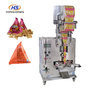 Triangle packing machine to pack juice by useing plastic film HS240S