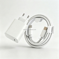 Chargeur USB-C Cube 20W pour iPhone 17 Pro Max, Adaptateur Secteur PD à Charge Rapide Type C avec Prises EU, UK, US pour iPhone 17, 16, 15 Pro, 14, 13