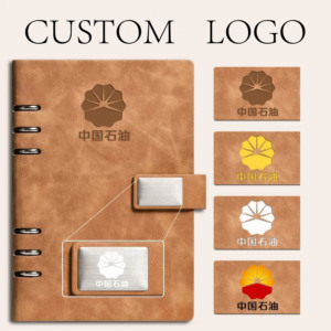 Agenda con Copertina Rigida in Pelle PU Ecologica A5 Personalizzabile, Rilegatura a 6 Anelli, Quaderno Aziendale a <span class=keywords><strong>Fogli</strong></span> Mobili, 100 <span class=keywords><strong>Fogli</strong></span> - Product Image 2