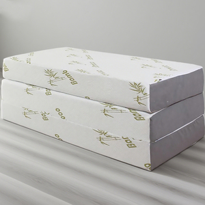 Xách tay Tri gấp nệm, Bộ nhớ bọt Nhật Bản futon nệm với có thể tháo rời & Washable tre bìa cho cắm trại du lịch - Product Image 5