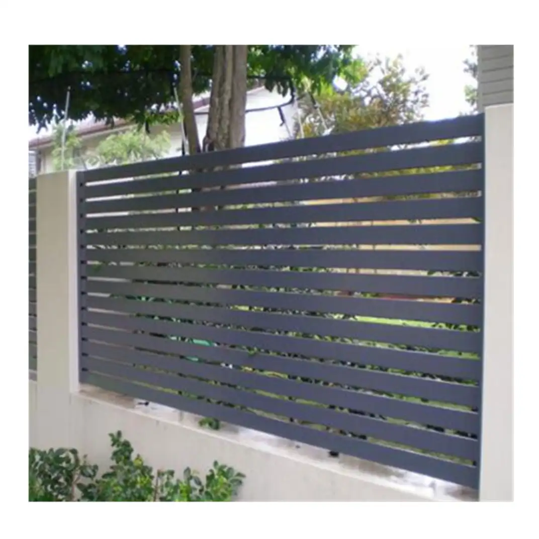 Custom Cnc Alcuminum Private Garden Fence Panel Aluminum Privacy Fence