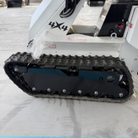 Chargeuse compacte verte pour travaux de terrassement, de remplissage, de désherbage et de rénovation paysagère urbaine