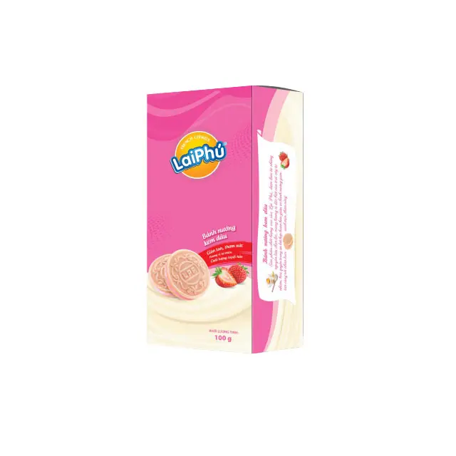 Crema de fresa para galletas, producto nuevo, 2020, venta al por mayor, 100g, gran oferta de amazon