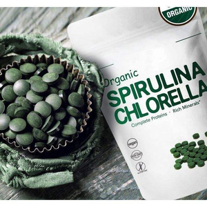 720 Pastillas de Chlorella y Espirulina 100% Pura, Tabletas de Chlorella Orgánica, Polvo de Chlorella, Espirulina Orgánica en Tabletas - Product Image 3