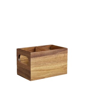 Wooden living room air <b>conditioner</b> remote control storage box, miscellaneous items organizer, living room storage box with - Product Image 2
