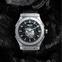 Montre-bracelet automatique de bonne qualité, montres mécaniques pour hommes, horloge de designer, style analogique lumineux, montre de style professionnel