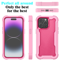 Étui de défense Robot Armor épais, housse de téléphone antichoc Otter Mobile Box avec clip pour iPhone 15 Pro Max, 13 et 14 15
