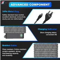 Chargeur mural USB C 65W pour HP Pavilion EliteBook, alimentation PD 19,5V 3,33A, certifié CE RoHS FCC KC