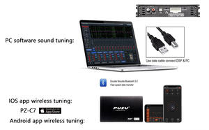 4CH à 6CH DSP Plug & Play processeur de signal numérique <span class=keywords><strong>Audio</strong></span> de voiture amplificateur DSP 4X150W fenêtres de sortie/Android/Apple IOS réglage du son - Product Image 3