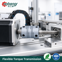Tornillo de Posicionamiento Compacto de Aluminio para Acoplamiento de Vigas, Corte Helicoidal Fijo para Impresora 3D, Máquina Textil, Brazo Robótico de Empaque