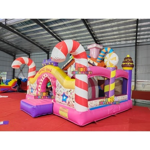 Château gonflable personnalisé en gros, Candy Land, aire <span class=keywords><strong>de</strong></span> jeux gonflable pour enfants en plein air, pour les fêtes d'enfants et la <span class=keywords><strong>location</strong></span> - Product Image 4
