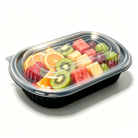 Échantillon Gratuit - Vente en Gros Fabricant - Contenant Alimentaire Jetable Divisé Micro-ondable pour Restaurant - Boîte à Bento en Plastique PP pour Plats à Emporter