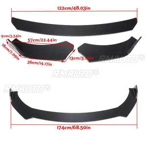 3 Piece Universal <b>Car</b> Front Lip Chin Bumper Splitter <b>Diffuser</b> Spoiler Body Kits <b>for</b> Honda <b>for</b> Audi <b>for</b> Benz <b>for</b> BMW <b>for</b> Subaru - Product Image 6